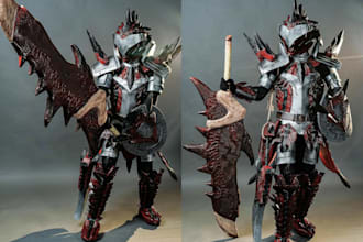 design cosplay pattern wearable fabric armor sewing pattern cosplay costume