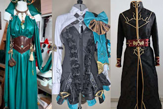 design cosplay pattern wearable fabric armor sewing pattern cosplay costume