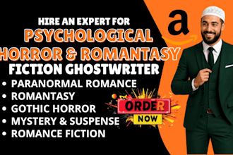 ghostwrite psychological horror, romantasy, paranormal romance, ghotic horror