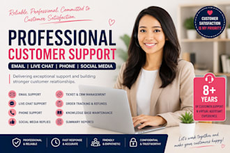 provide customer support via email chat, and phone
