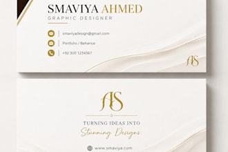 design professional business cards in canva