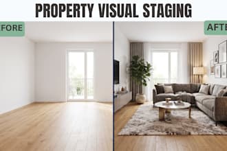 create staging property staging digital staging real estate furniture empty room