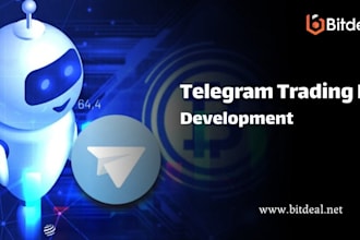 develop a custom telegram bot for crypto trading and wish bot