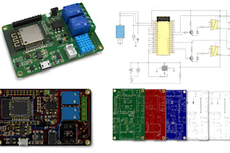 make hardware prototyping, schematic, pcb design, esp32, esp8266, stm32, arduino