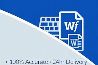 do fast data entry, typing, and ms word excel work