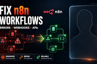 fix n8n workflow errors, webhooks and API issues