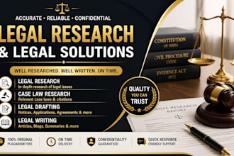 do professional legal research with case laws and citations