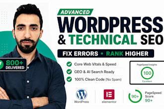 architect advanced technical and on page SEO for wordpress