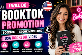 do booktok promotion booktok book ebook marketing USA booktok video
