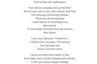write a heartfelt custom poem about love or heartbreak