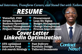 craft your ats project manager, operations, supply chain, marketing resume cv