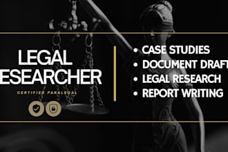 do legal research and document drafting