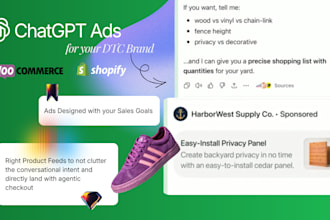 set up and run chatgpt ads for your ecommerce store