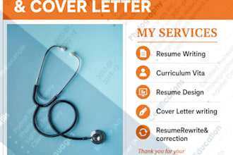 write an ats resume and cover letter for nursing and healthcare jobs