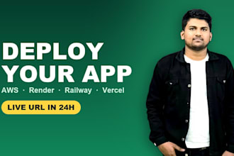 deploy your web app to aws, render, railway or vercel
