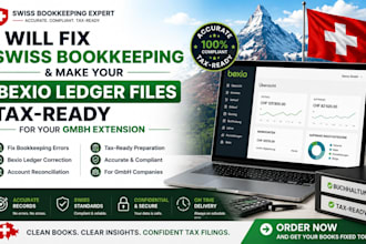 fix swiss bookkeeping and tax ready bexio ledger files for your gmbh extension