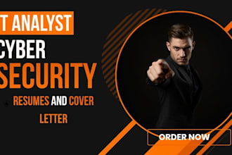 write an ats friendly resume in cyber security and IT analyst