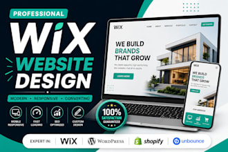 design or redesign a professional wix website
