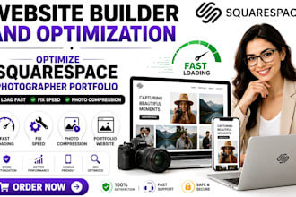 optimize squarespace photographer portfolio load fast fix speed photo compresion