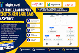 do gohighlevel sales funnel, landing page, website, CRM, and ghl saas expert