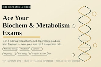 teach you molecular biology and metabolism concepts