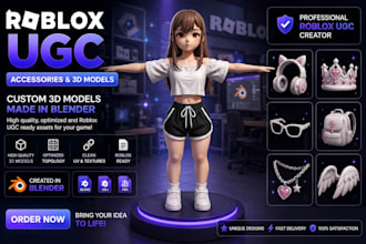 create ugc, asset, 3d model, roblox, modelling