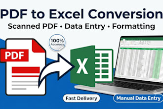 convert PDF to excel