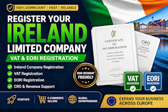 register your ireland limited company vat and eori registration
