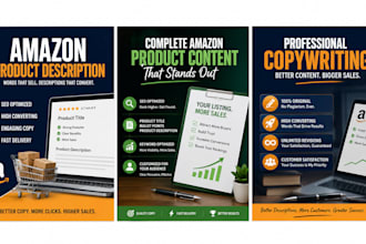 write high converting amazon SEO product listings for better product sale