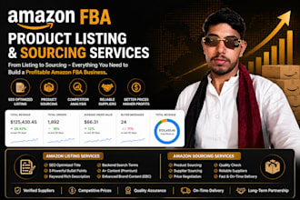 do amazon product sourcing and listing