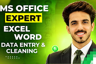 do expert word, excel, powerpoint typing and PDF conversion