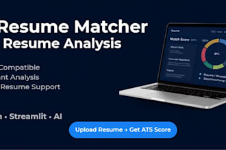 build an ai resume matcher and ats resume analyzer