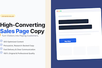 write compelling sales page copy that converts visitors into buyers