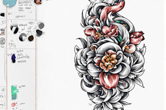 design professional style tattoo design