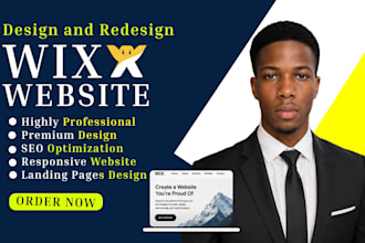 redesign your professional wix business, wix ecommerce and wix mobile site