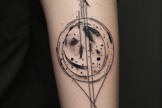 design a modern and minimalist tattoo design