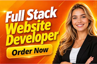 do full stack website development as full stack, front end web developer