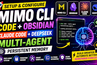 setup mimo cli code obsidian claude code deepseek multi agent persistent memory