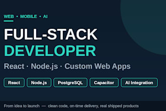 develop a web app with react node, and ai integration