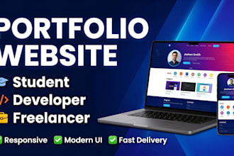 design a modern portfolio websites