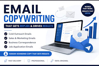 write professional cold emails and sales email copy