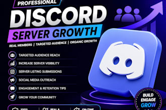 boost your discord server with real active members