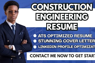write a professional construction resume