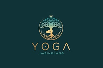 design natural spa yoga wellness health beauty fashion and massage logo