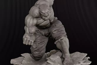 modify 3d fantasy warrior,collecible statue,meshy ai,3mf miniature,printable stl