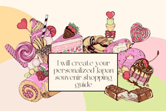 create your personalized japan souvenir shopping guide