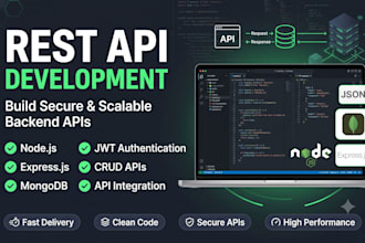 develop node js rest api using express and mongodb