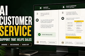 build an ai customer service chatbot for your website sales nd support, ai agent