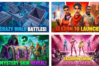 design a clickable fortnite youtube thumbnail