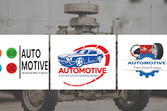design professional automotive, mechanic, and farm machinery logo